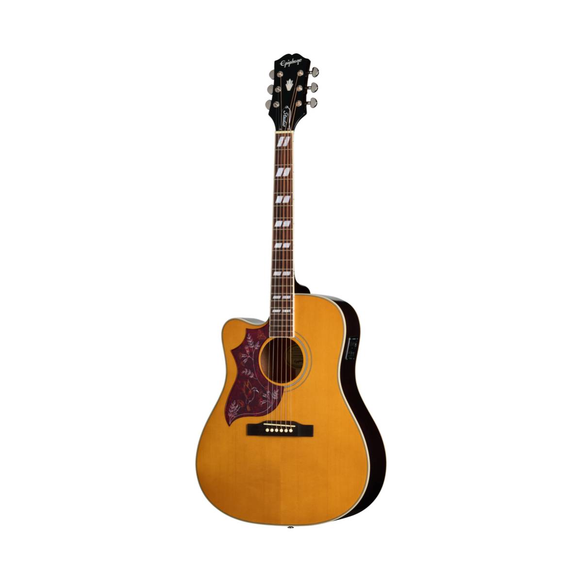 Epiphone Hummingbird Studio EC Acoustic Guitar Left Handed Natural w/ Pickup - EASHCANNH1L