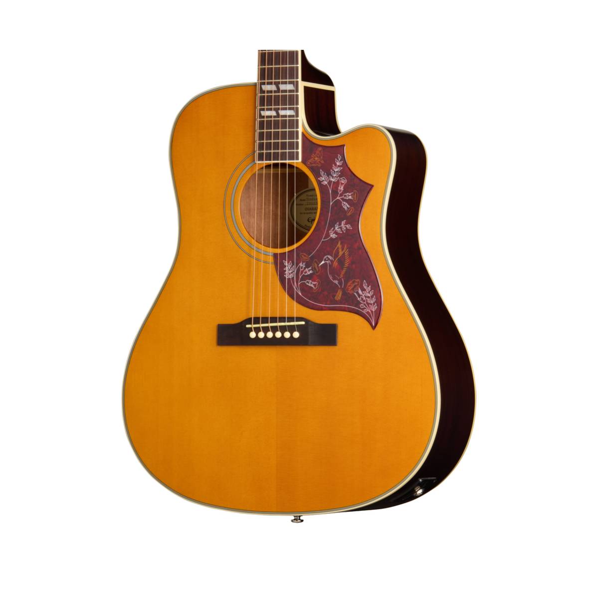 Epiphone Hummingbird Studio EC Acoustic Guitar Natural w/ Pickup - EASHCANNH1