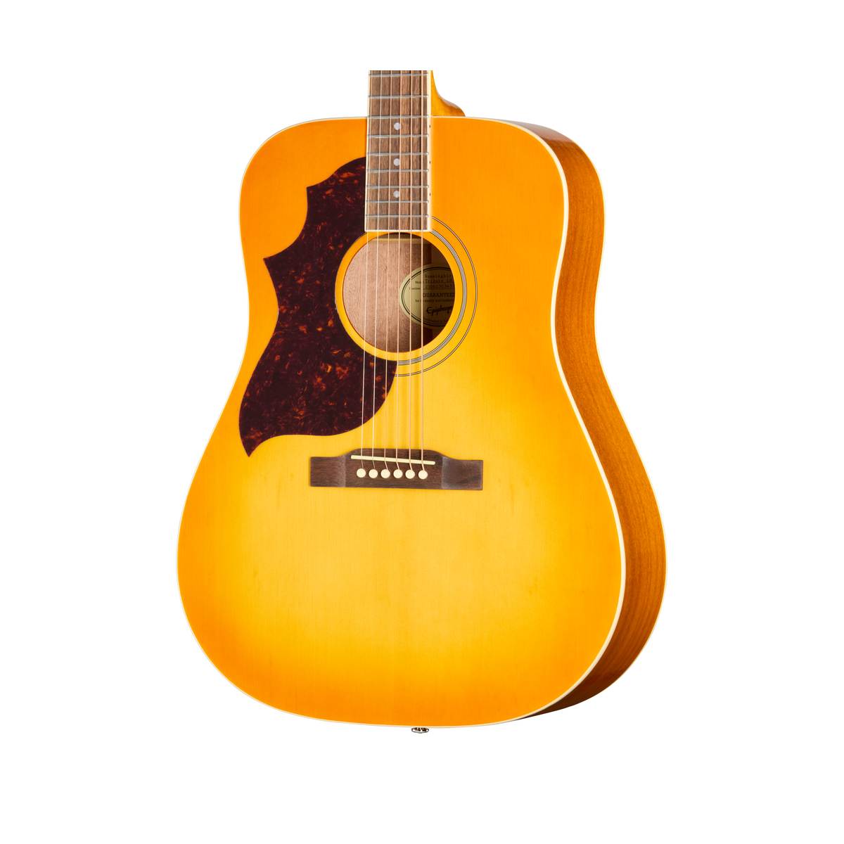 Epiphone Hummingbird Tribute Acoustic Guitar Left Handed Heritage Cherry Burst - ETHBHSNHL