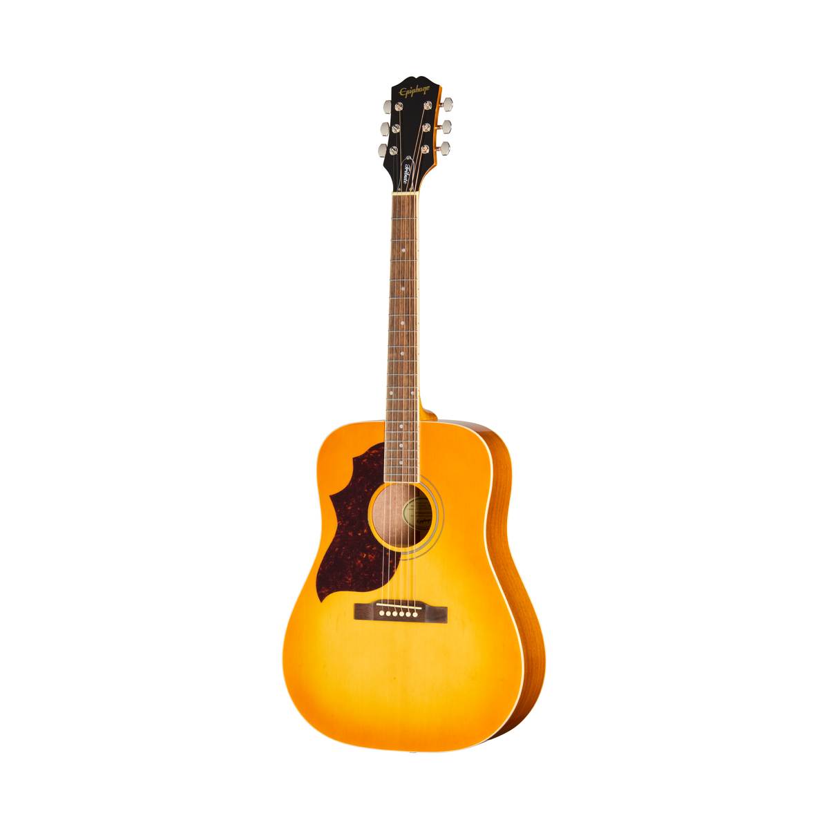Epiphone Hummingbird Tribute Acoustic Guitar Left Handed Heritage Cherry Burst - ETHBHSNHL
