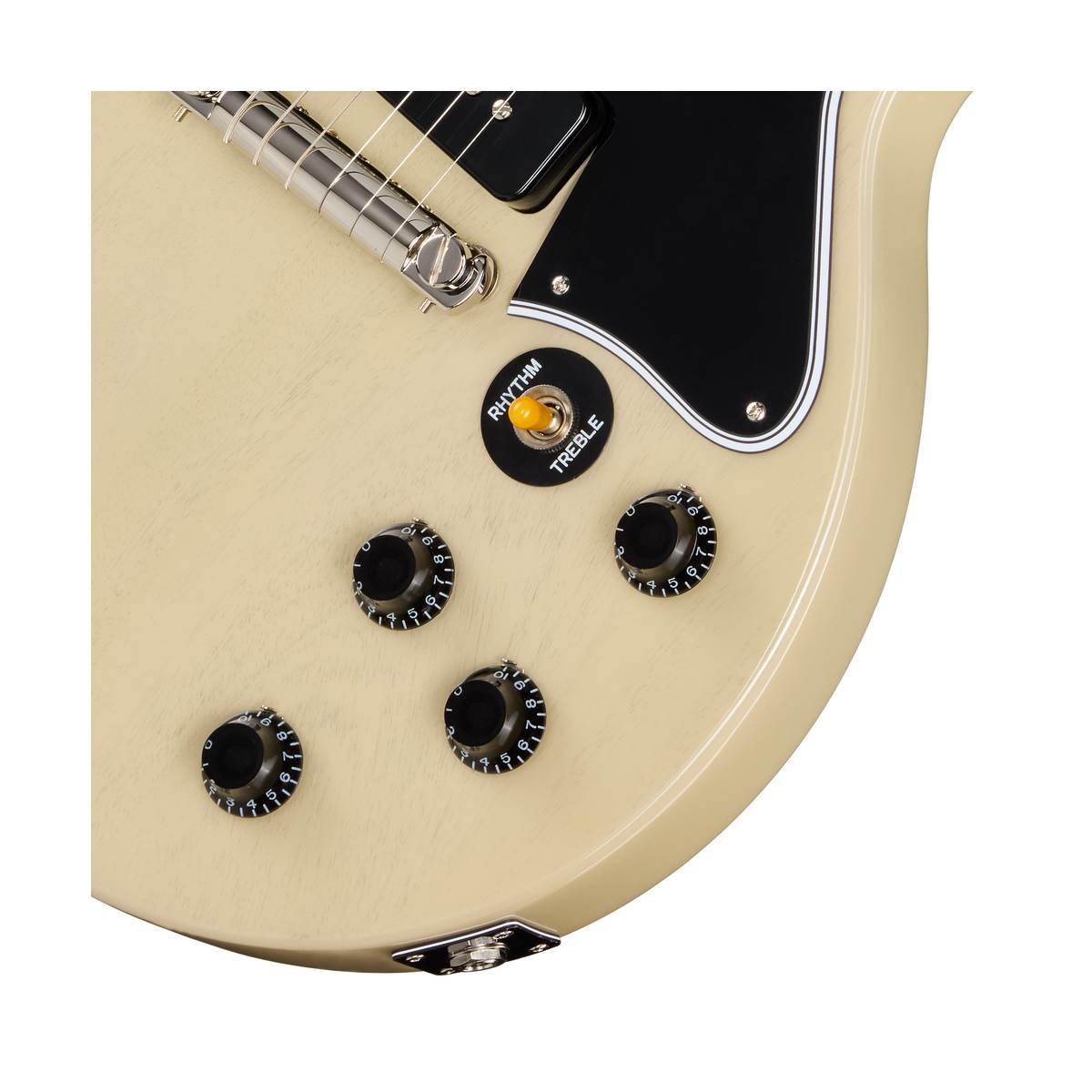 Epiphone Inspired by Gibson Custom 1960 Les Paul Special Double Cut Electric Guitar TV White - ECLSR0TWNH