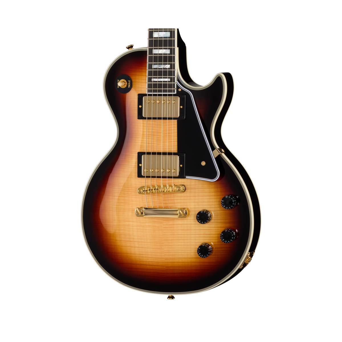 Epiphone Inspired by Gibson Custom Les Paul Custom Electric Guitar Sedona Burst - ECLPCSDGH