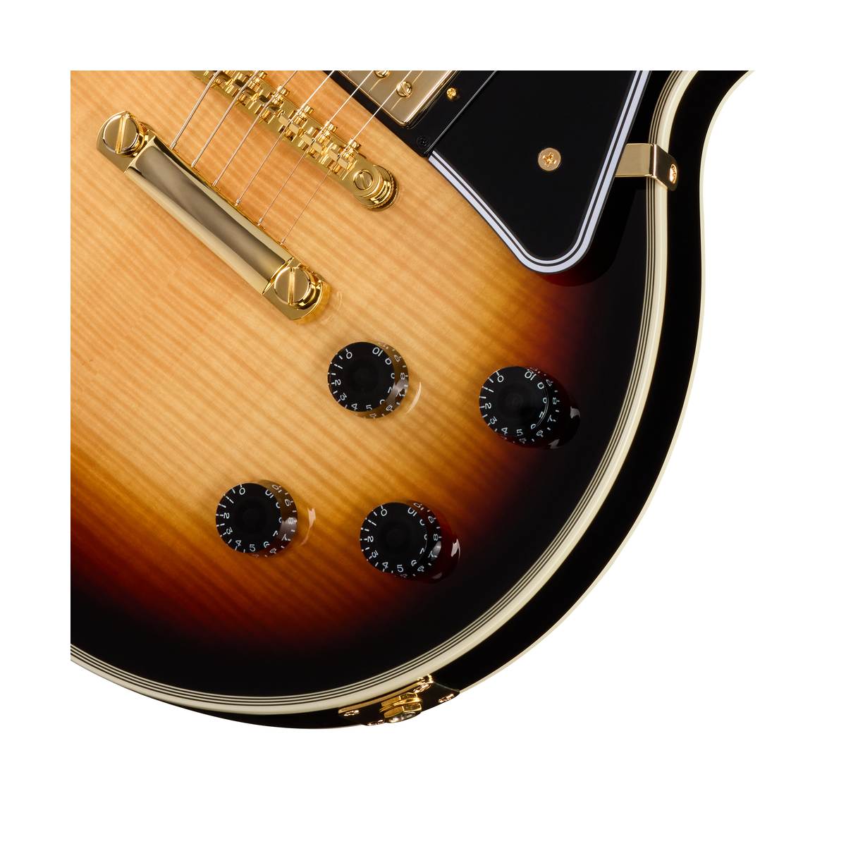 Epiphone Inspired by Gibson Custom Les Paul Custom Electric Guitar Sedona Burst - ECLPCSDGH
