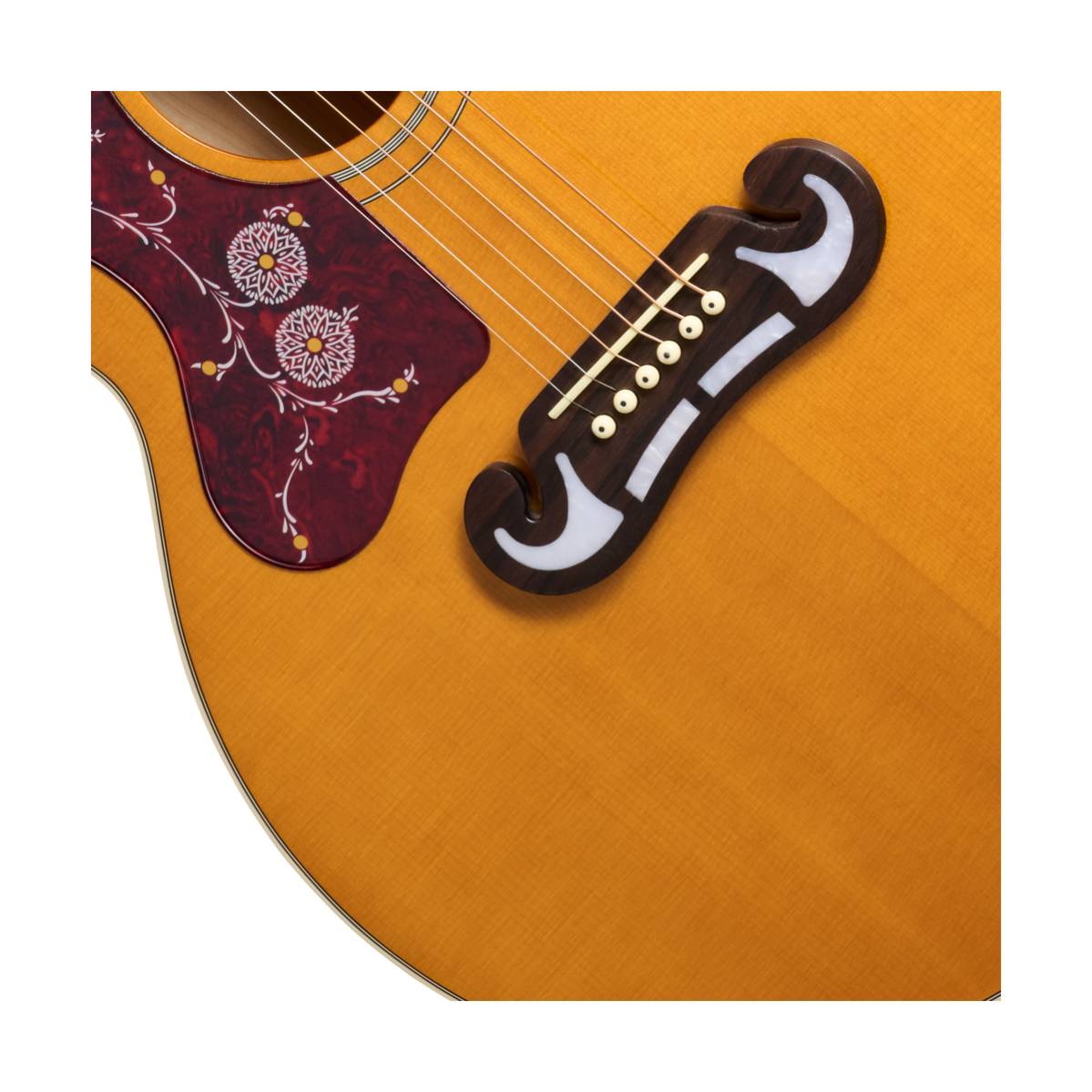 Epiphone J-200 Studio Acoustic Guitar Left Handed Natural w/ Pickup - EASJ2ANNH1L