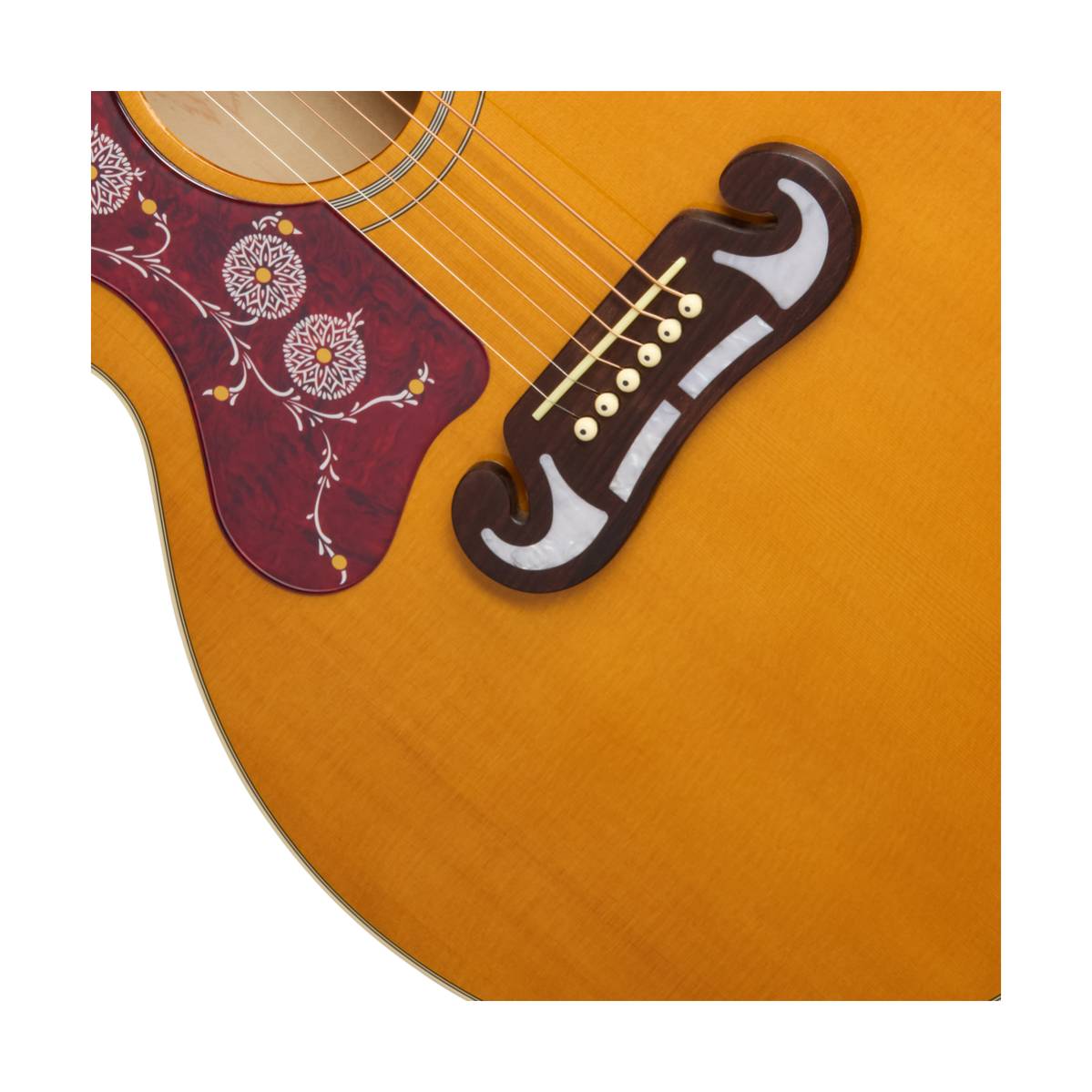 Epiphone J-200 Studio EC Acoustic Guitar Left Handed Natural w/ Pickup - EASJ2CANNH1L