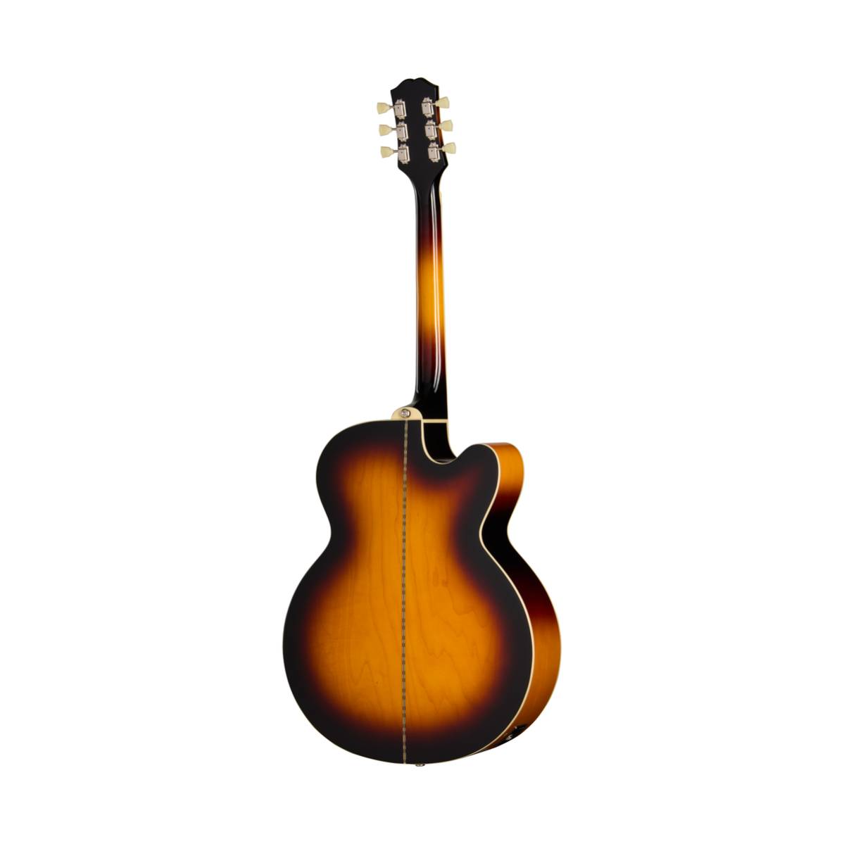 Epiphone J-200 Studio EC Acoustic Guitar Left Handed Vintage Sunburst w/ Pickup - EASJ2CVSNH1L