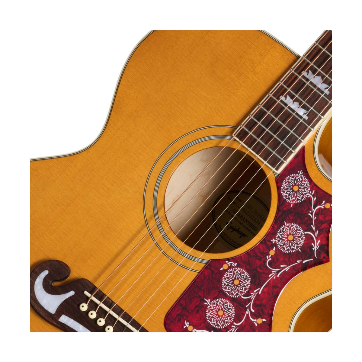 Epiphone J-200 Studio EC Acoustic Guitar Natural w/ Pickup - EASJ2CANNH1