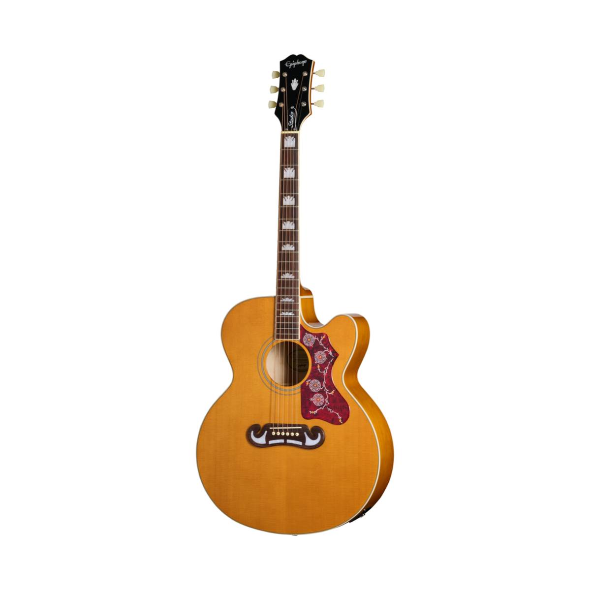 Epiphone J-200 Studio EC Acoustic Guitar Natural w/ Pickup - EASJ2CANNH1