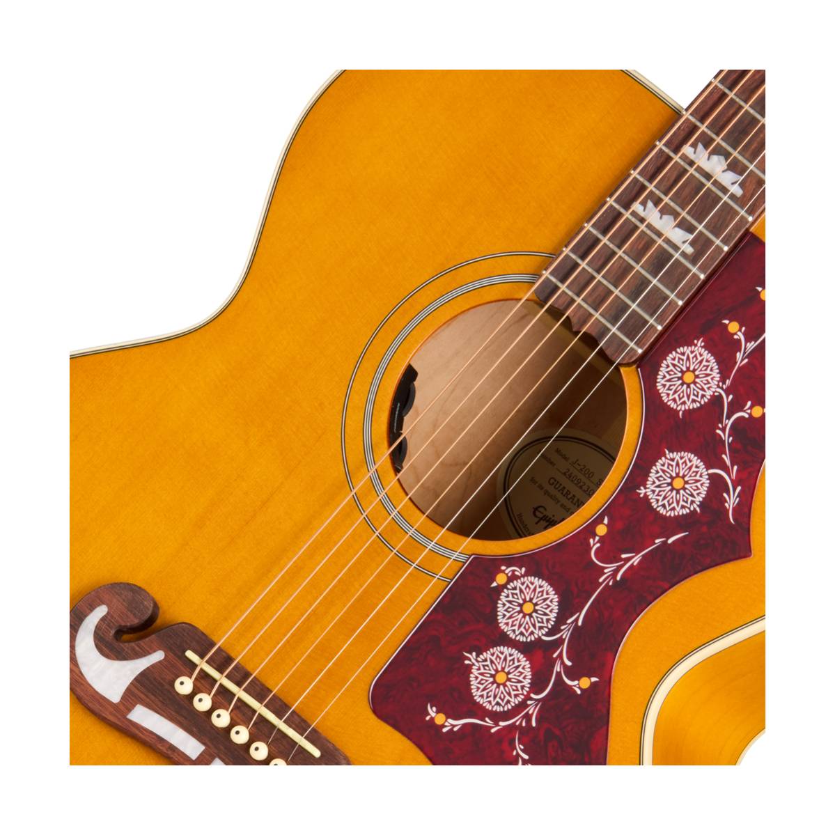 Epiphone J-200 Studio Acoustic Guitar Natural w/ Pickup - EASJ2ANNH1