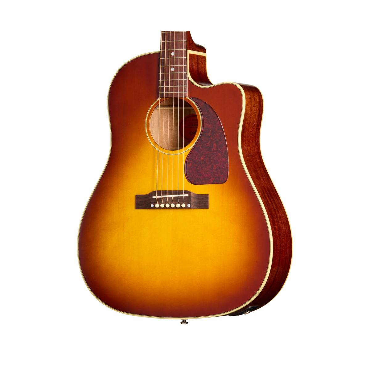 Epiphone J-45 Standard EC Acoustic Guitar Honey Burst w/ Pickup & Cutaway - EIAJ4CHBNH1