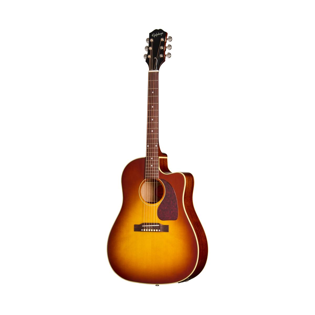 Epiphone J-45 Standard EC Acoustic Guitar Honey Burst w/ Pickup &amp; Cutaway - EIAJ4CHBNH1