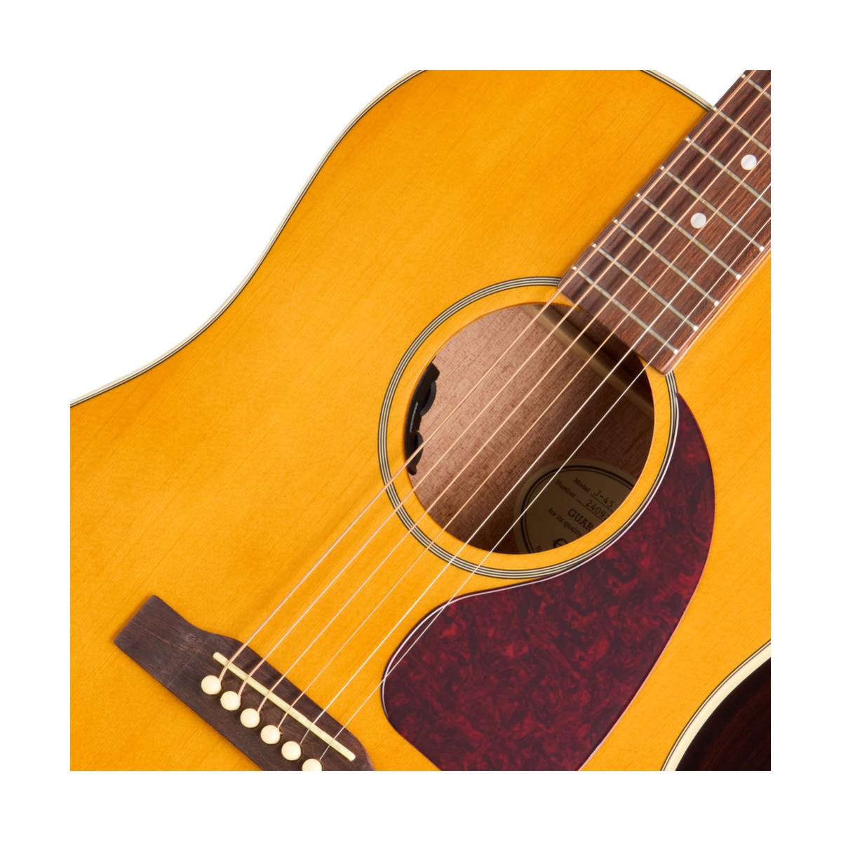 Epiphone J-45 Studio Acoustic Guitar Natural w/ Pickup - EAS45ANNH1