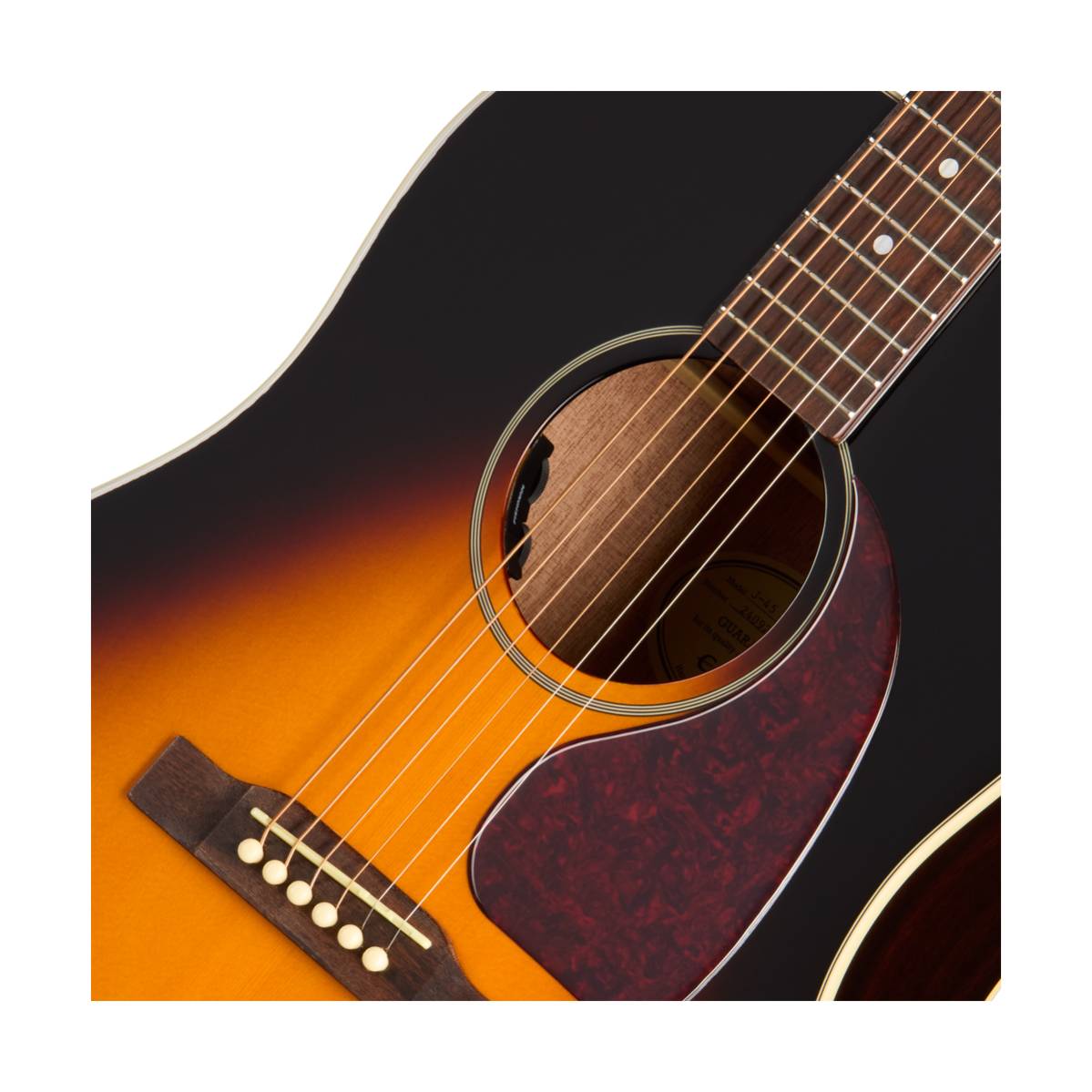 Epiphone J-45 Studio Acoustic Guitar Vintage Sunburst w/ Pickup - EAS45VSNH1