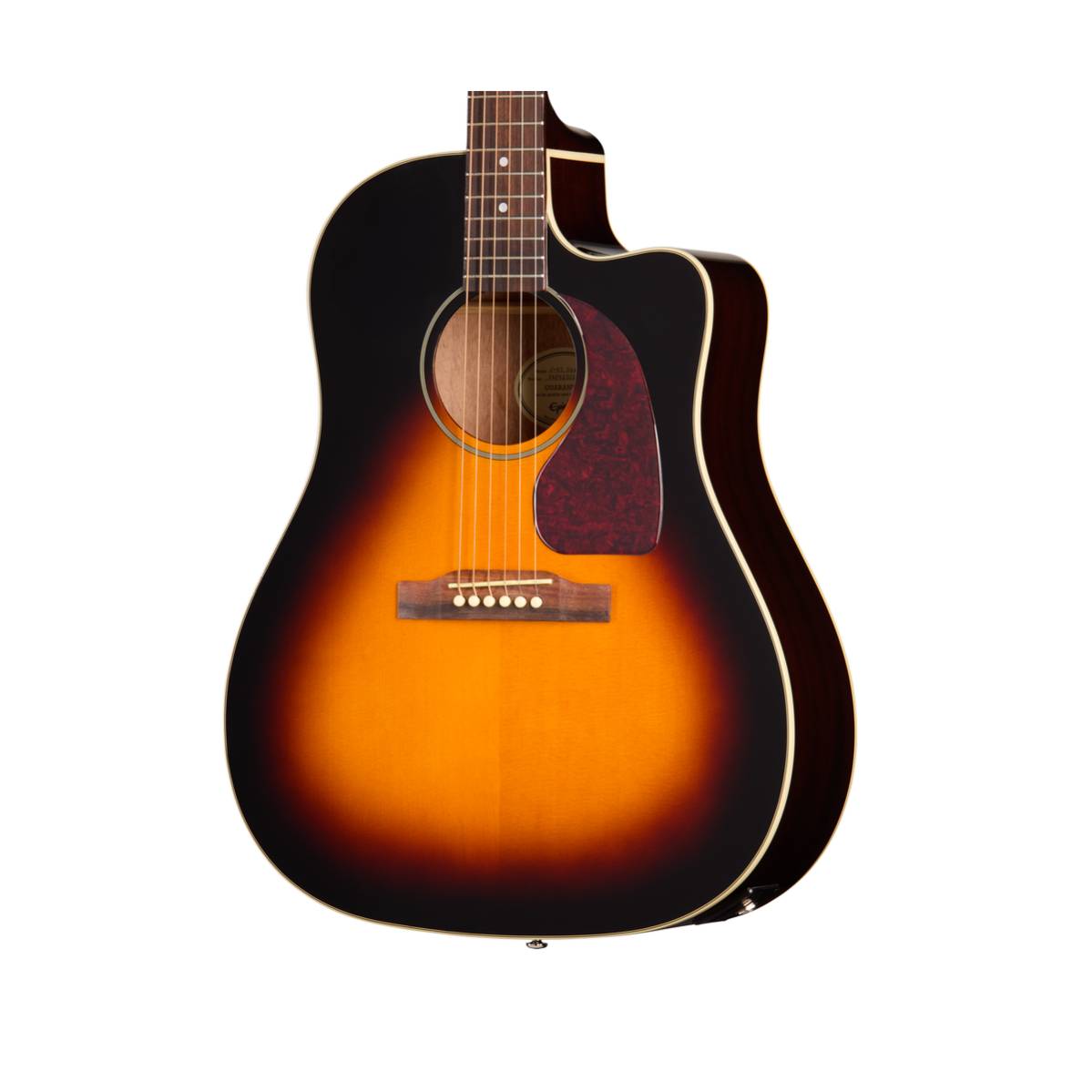 Epiphone J-45 Studio EC Acoustic Guitar Vintage Sunburst w/ Pickup - EAS4CVSNH1