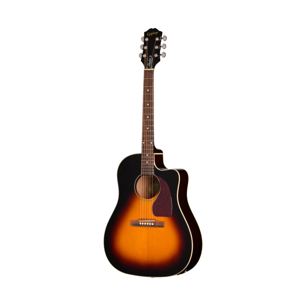 Epiphone J-45 Studio EC Acoustic Guitar Vintage Sunburst w/ Pickup - EAS4CVSNH1
