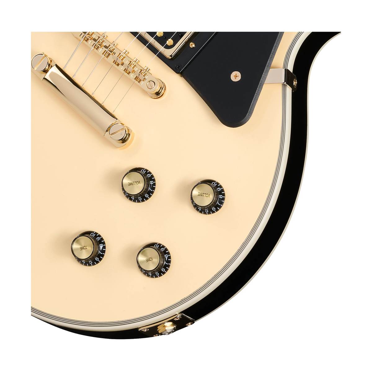 Epiphone Les Paul Custom Electric Guitar Antique Ivory w/ Bag - EILPCAIGH3
