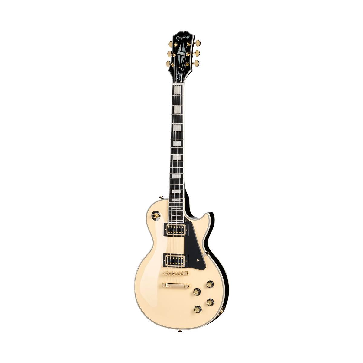 Epiphone Les Paul Custom Electric Guitar Antique Ivory w/ Bag - EILPCAIGH3