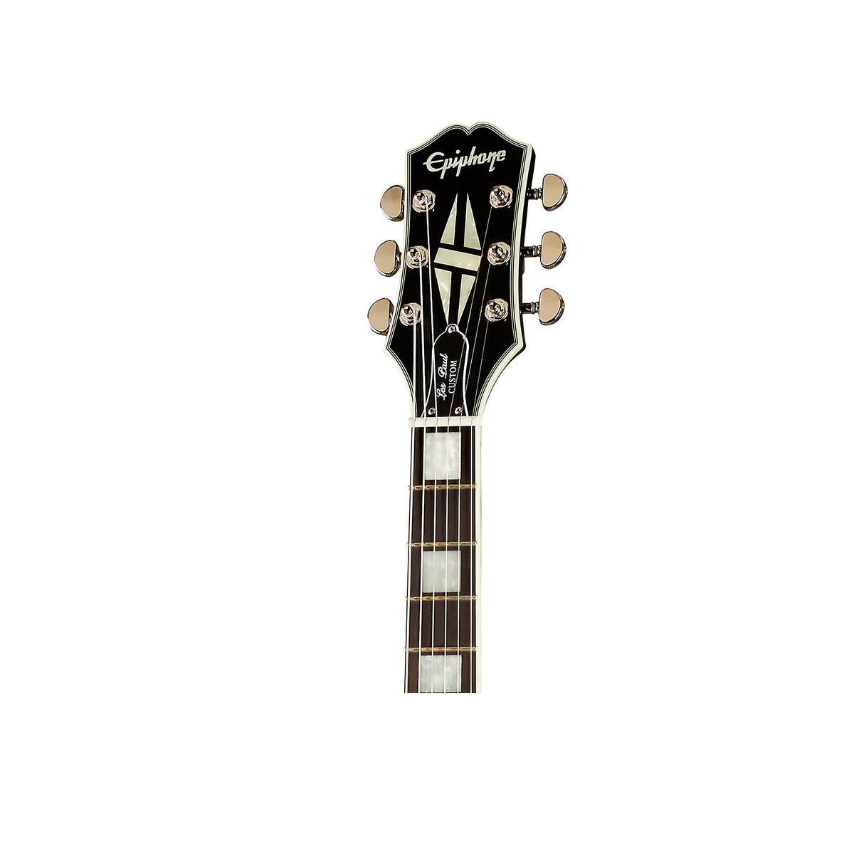 Epiphone Les Paul Custom Electric Guitar Silverburst w/ Bag - EILPCSBNH3