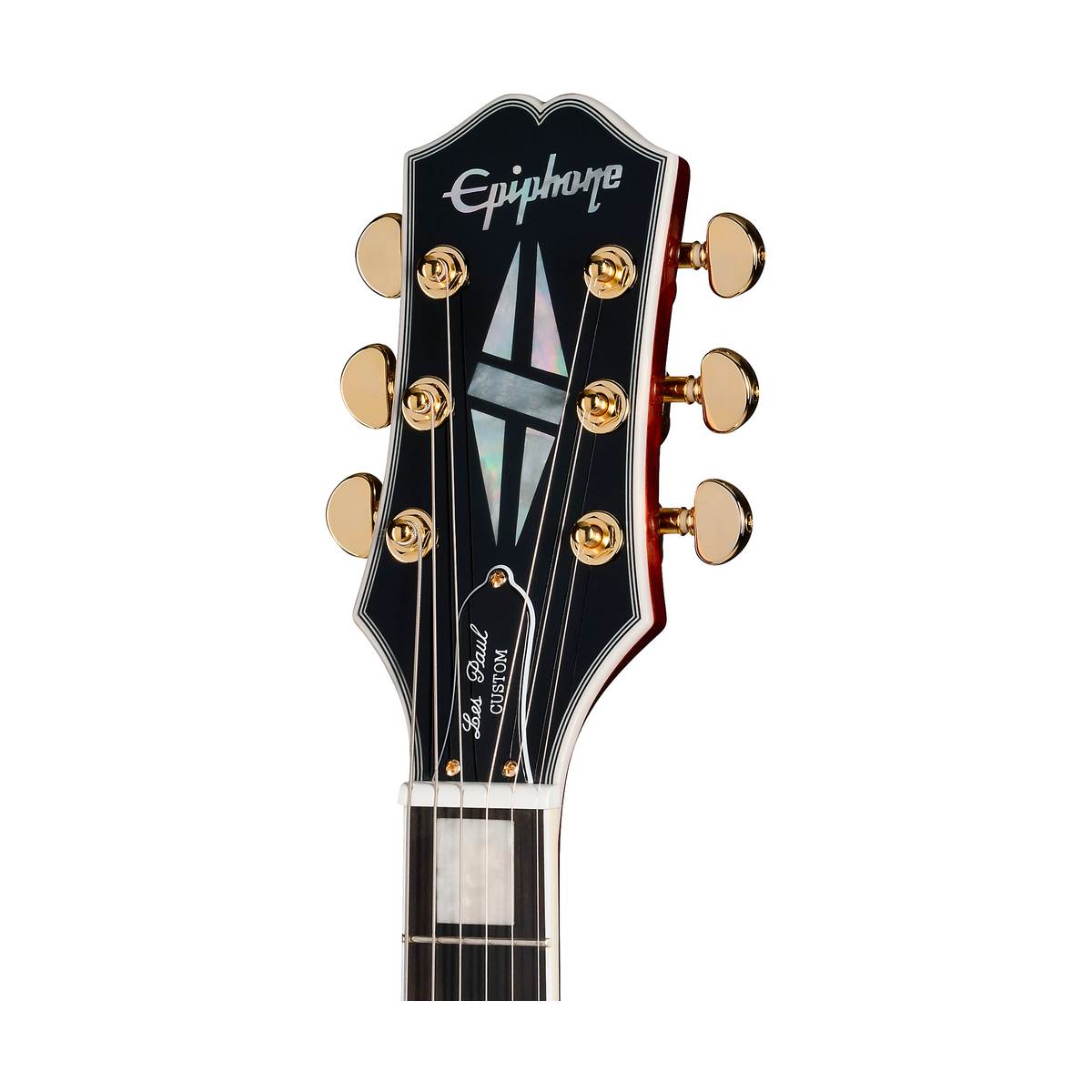 Epiphone Les Paul Custom Figured Electric Guitar Triburst w/ Bag - EILPCTBGH3