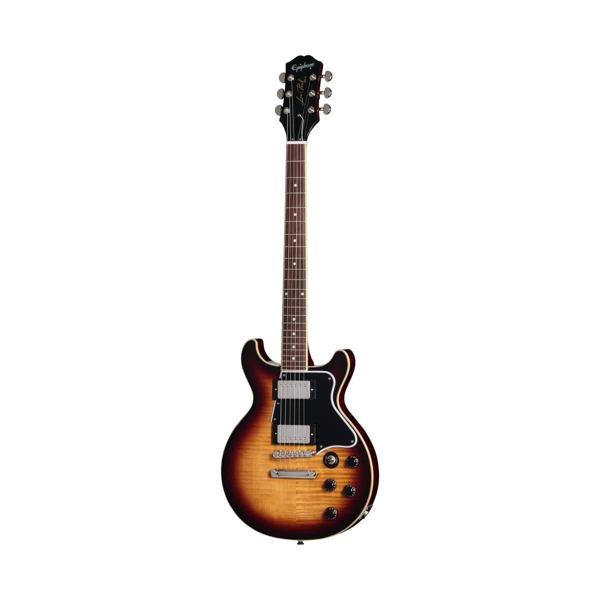 Epiphone Les Paul Special Double Cut Figured Electric Guitar Bourbon Burst - EILSDFBONH1
