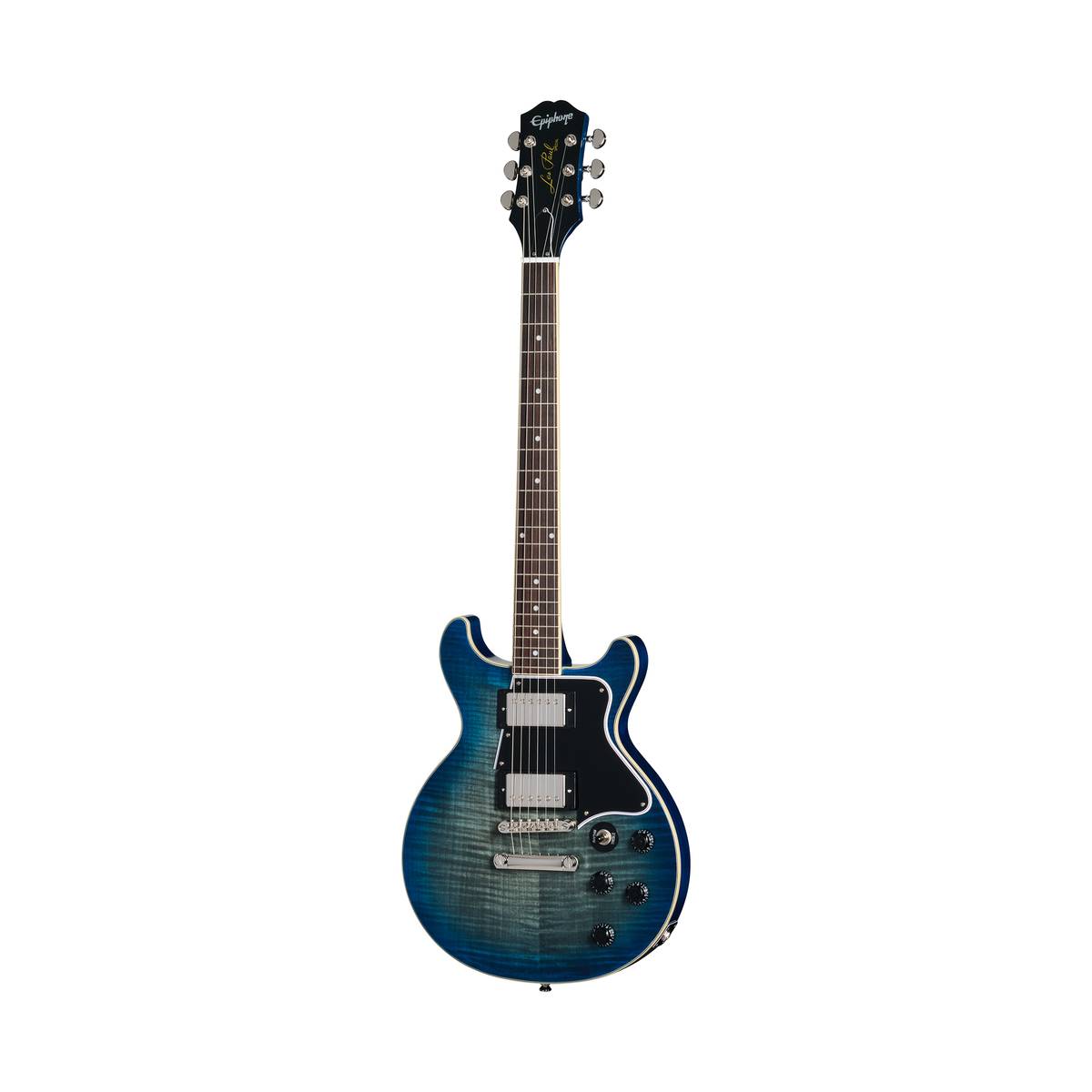 Epiphone Les Paul Special Double Cut Figured Electric Guitar Ocean Water - EILSDFOWNH1