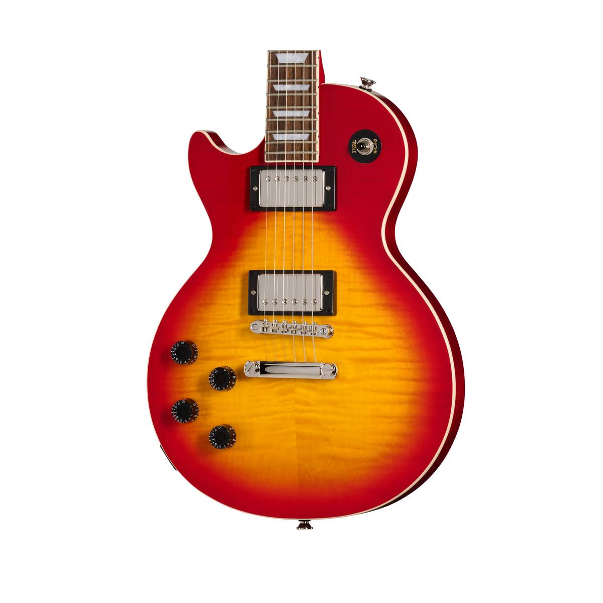 Epiphone Les Paul Tribute Electric Guitar Left Handed Herritage Cherry Sunburst - E1LPTPHCSNH1L