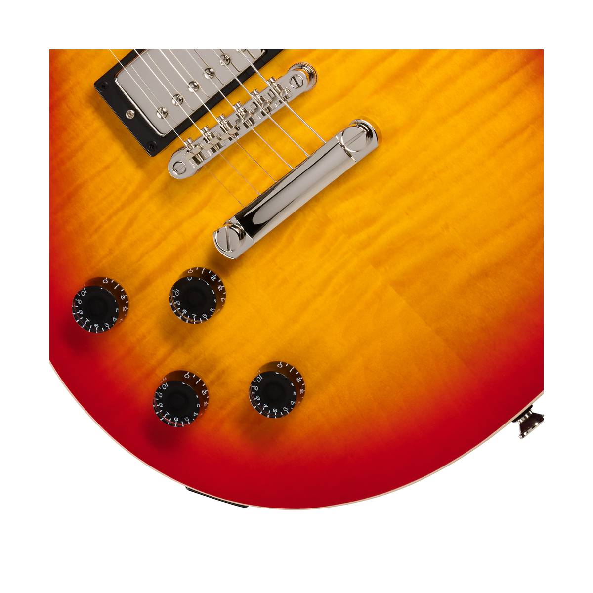 Epiphone Les Paul Tribute Electric Guitar Left Handed Herritage Cherry Sunburst - E1LPTPHCSNH1L
