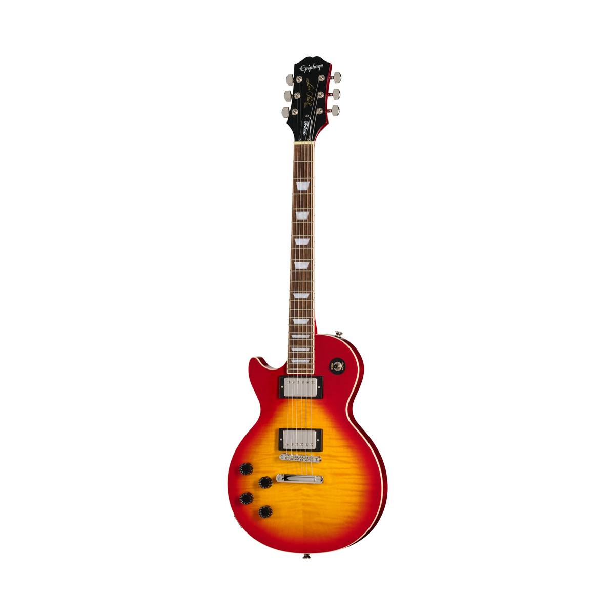 Epiphone Les Paul Tribute Electric Guitar Left Handed Herritage Cherry Sunburst - E1LPTPHCSNH1L