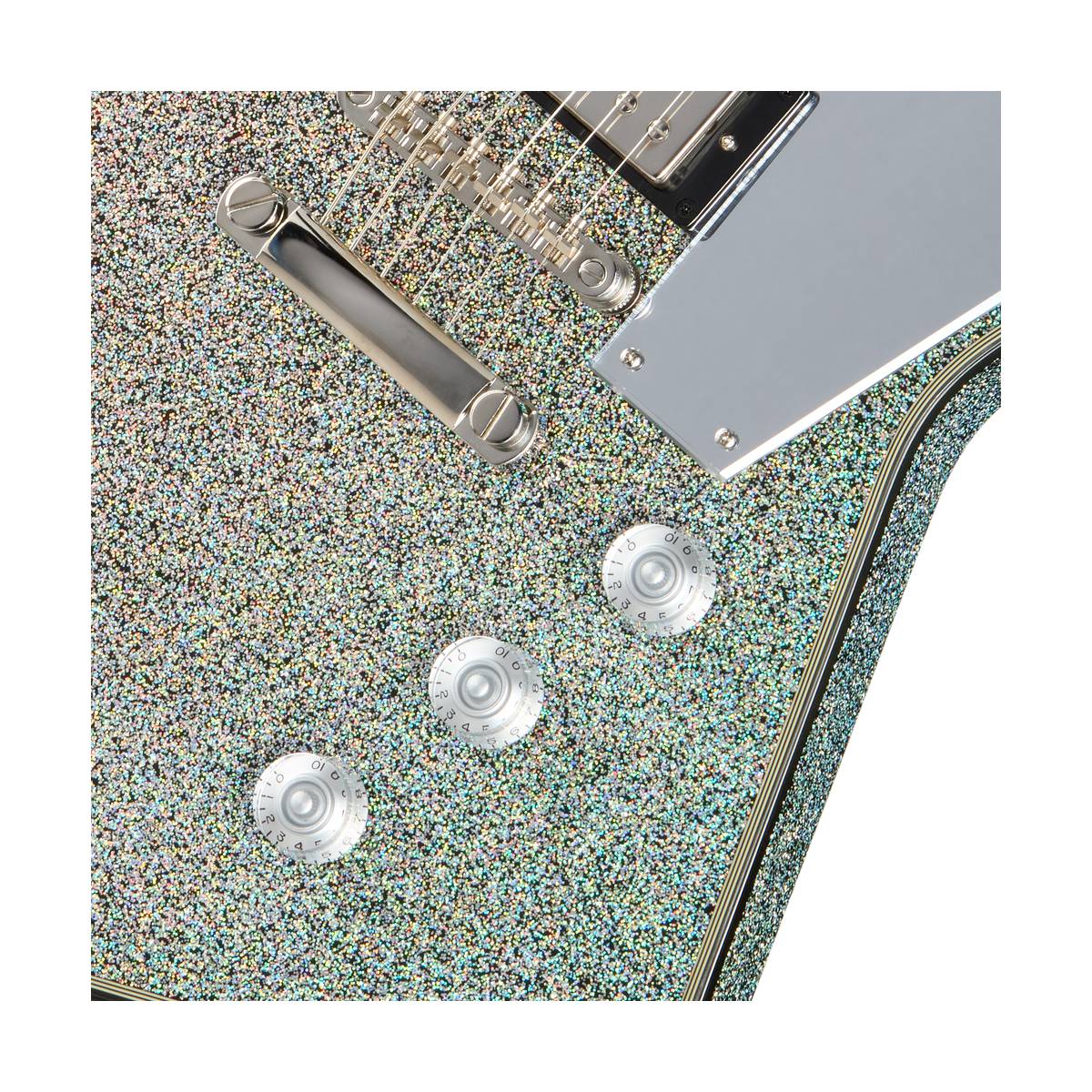 Epiphone Lzzy Hale Explorer Black Holograph Sparkle - EILHEXDSNH