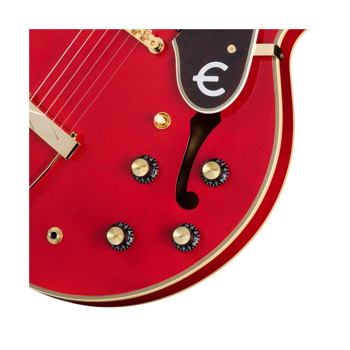 Epiphone Masterbuilt Gem Archer Signature Sheraton Electric Guitar Cherry Red - EMGASCHGH1