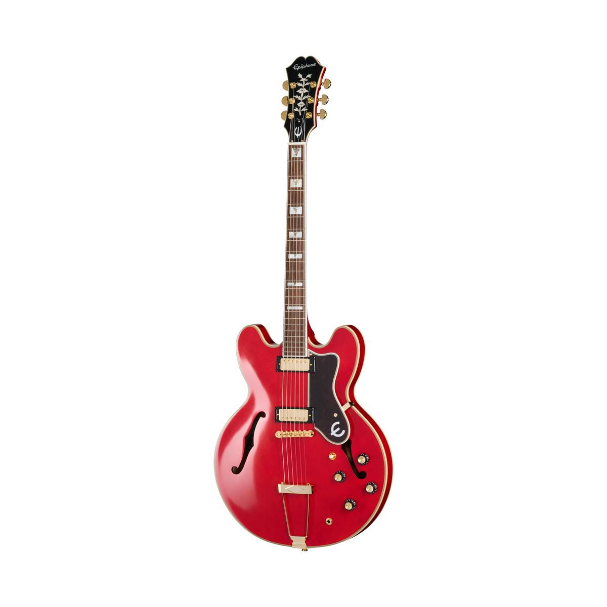 Epiphone Masterbuilt Gem Archer Signature Sheraton Electric Guitar Cherry Red - EMGASCHGH1