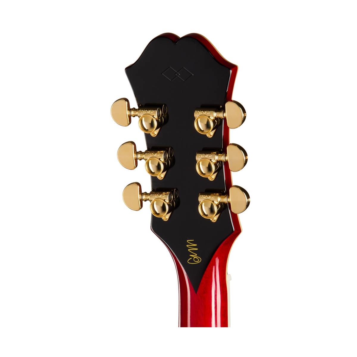Epiphone Masterbuilt Gem Archer Signature Sheraton Electric Guitar Left Handed Cherry Red - EMGASCHGH1L