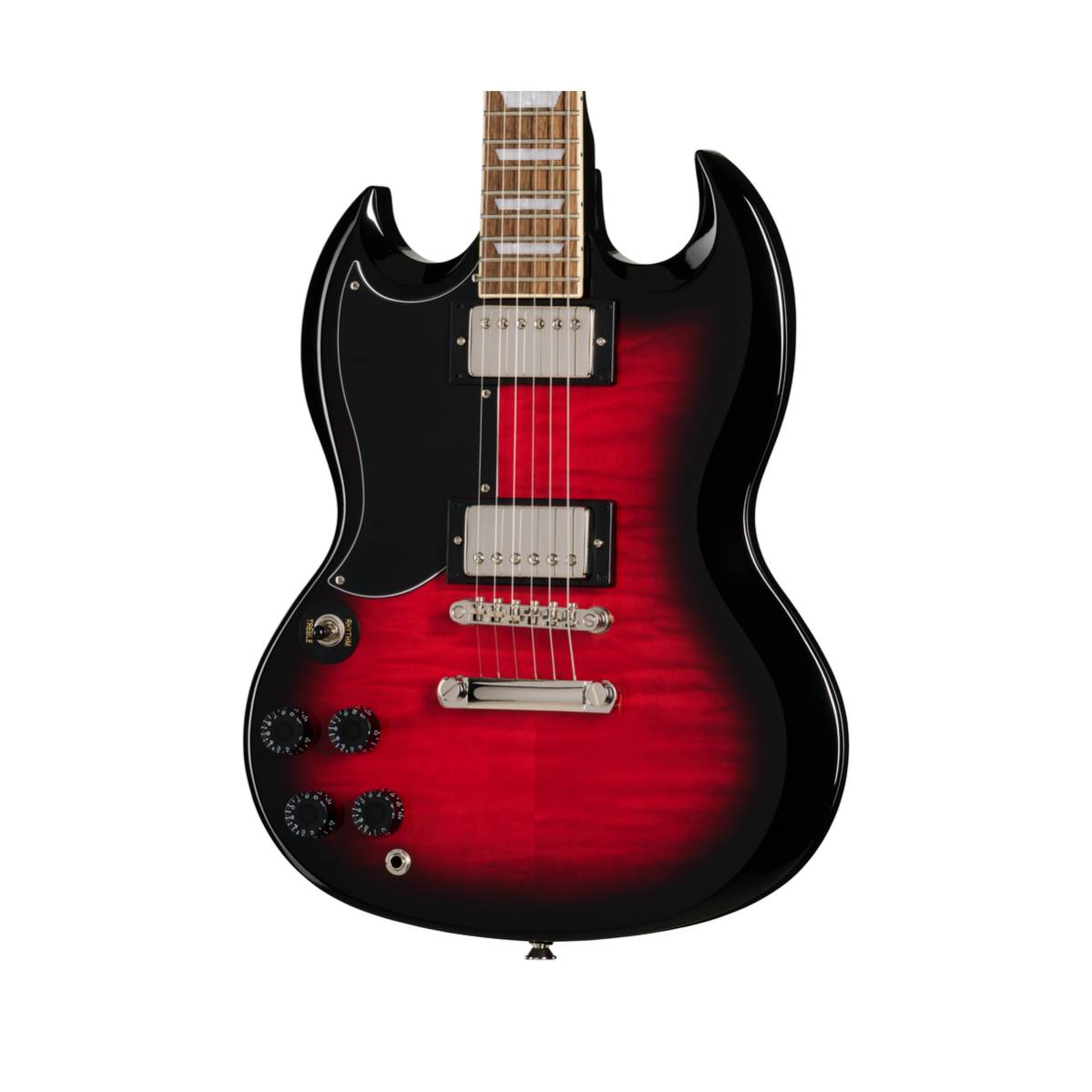 Epiphone SG Tribute Electric Guitar Left Handed Cherry Burst - E1SGTPCBNH1L