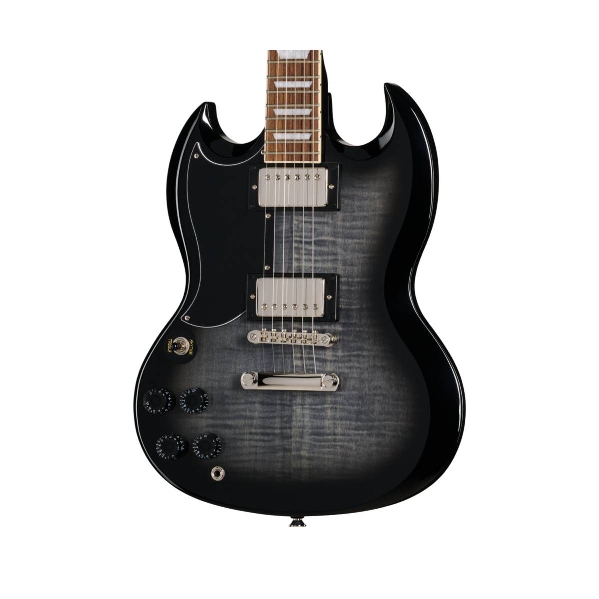 Epiphone SG Tribute Electric Guitar Left Handed Ebony Burst - E1SGTPEBBNH1L