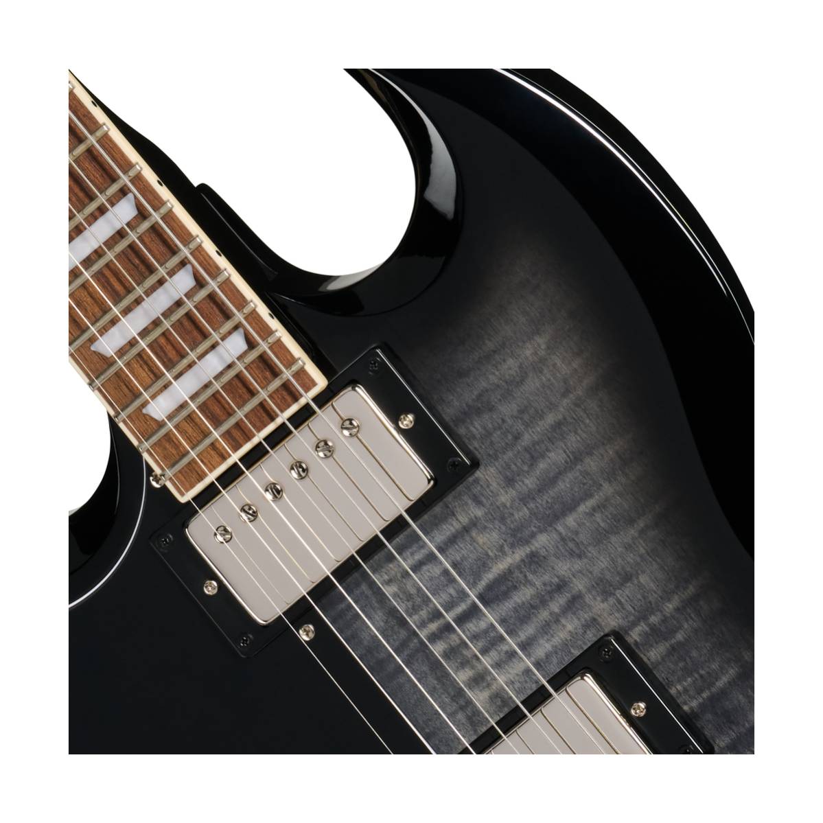 Epiphone SG Tribute Electric Guitar Left Handed Ebony Burst - E1SGTPEBBNH1L