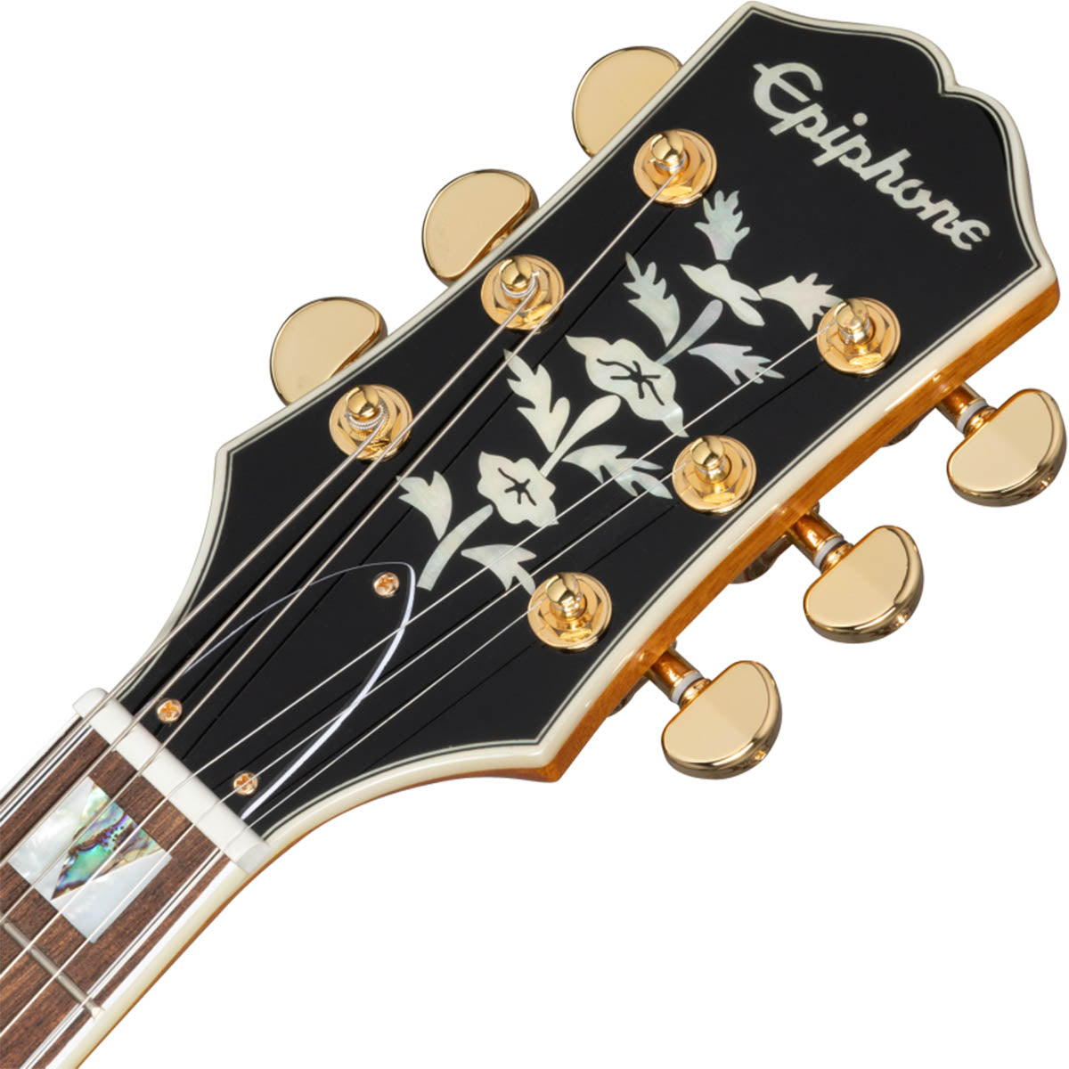 Epiphone Sheraton Frequensator Electric Guitar Semi-Hollow Left Handed Natural w/ GigBag - EOSHNAGH1L