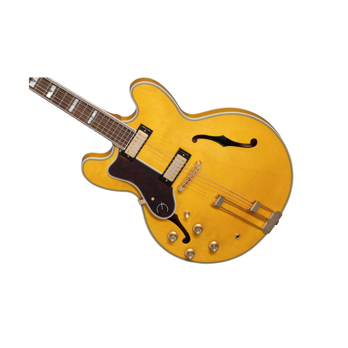Epiphone Sheraton Frequensator Electric Guitar Semi-Hollow Left Handed Natural w/ GigBag - EOSHNAGHRL
