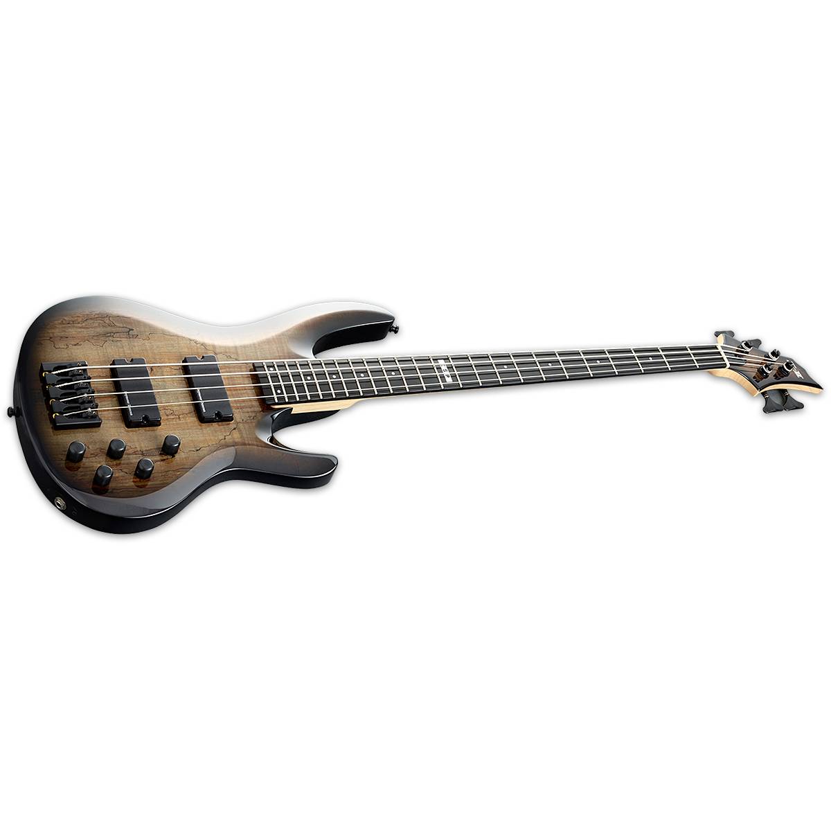 ESP E-II BTL-4 Bass Guitar Black Natural Burst w/ Duncans