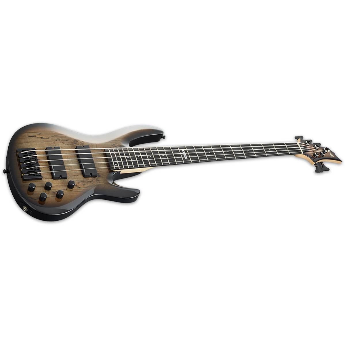 ESP E-II BTL-5 Bass Guitar 5-String Black Natural Burst w/ Duncans
