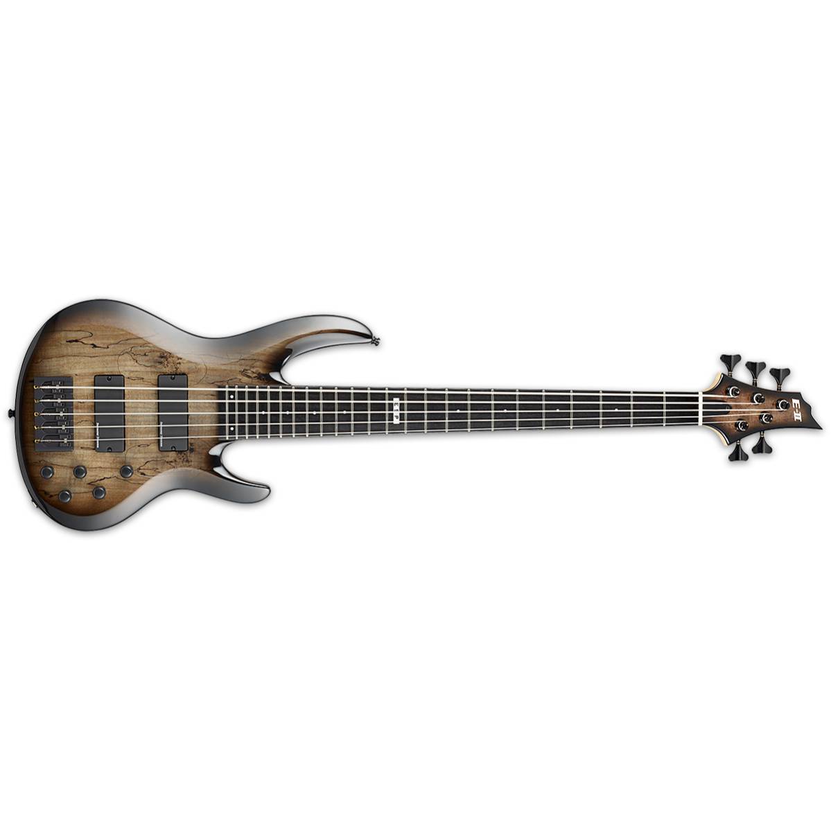 ESP E-II BTL-5 Bass Guitar 5-String Black Natural Burst w/ Duncans