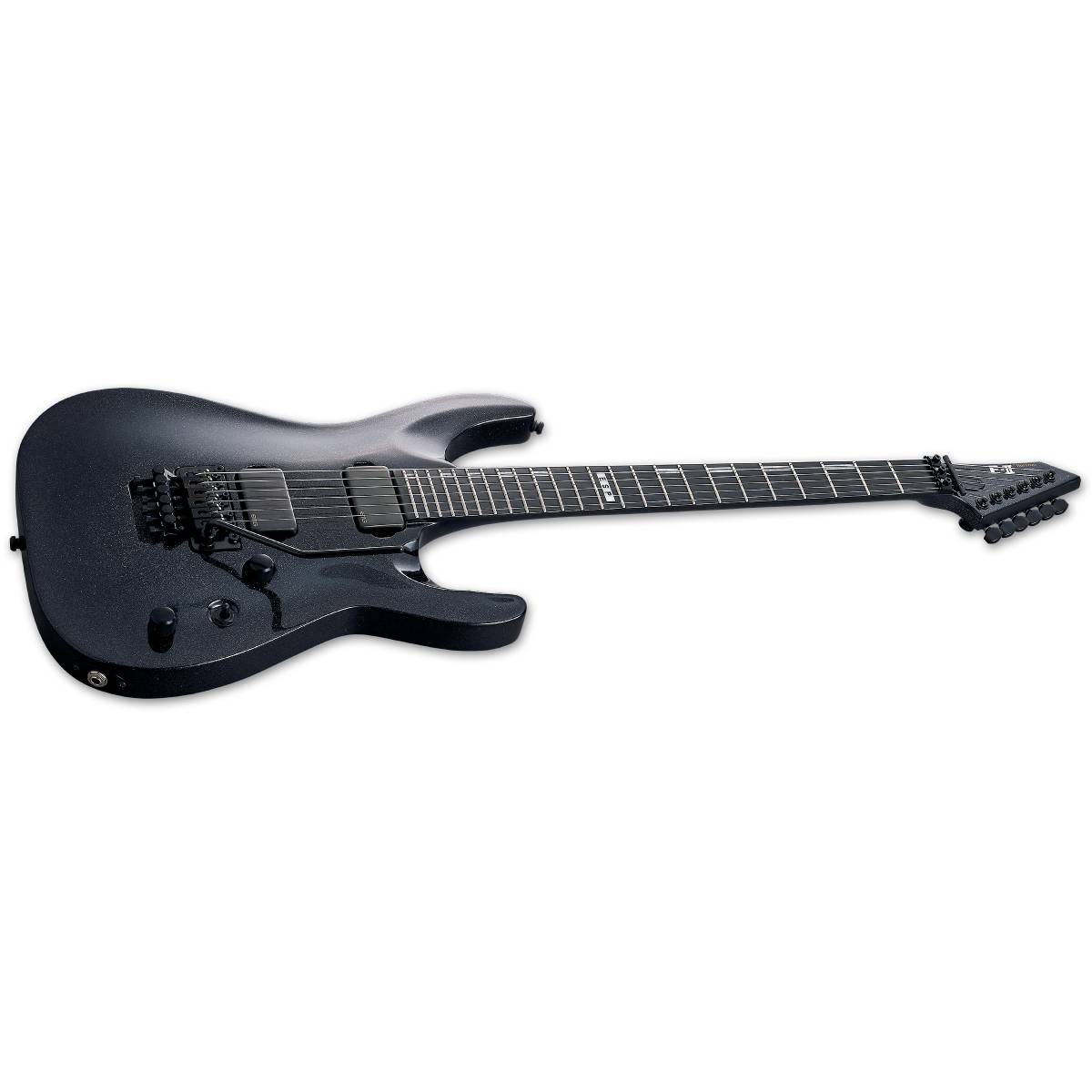 ESP E-II Horizon FR-II Electric Guitar Gun Metallic Black w/ EMGs & Floyd Rose