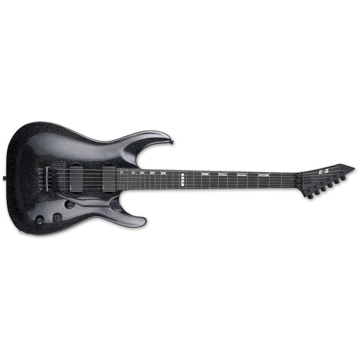 ESP E-II Horizon FR-II Electric Guitar Gun Metallic Black w/ EMGs & Floyd Rose