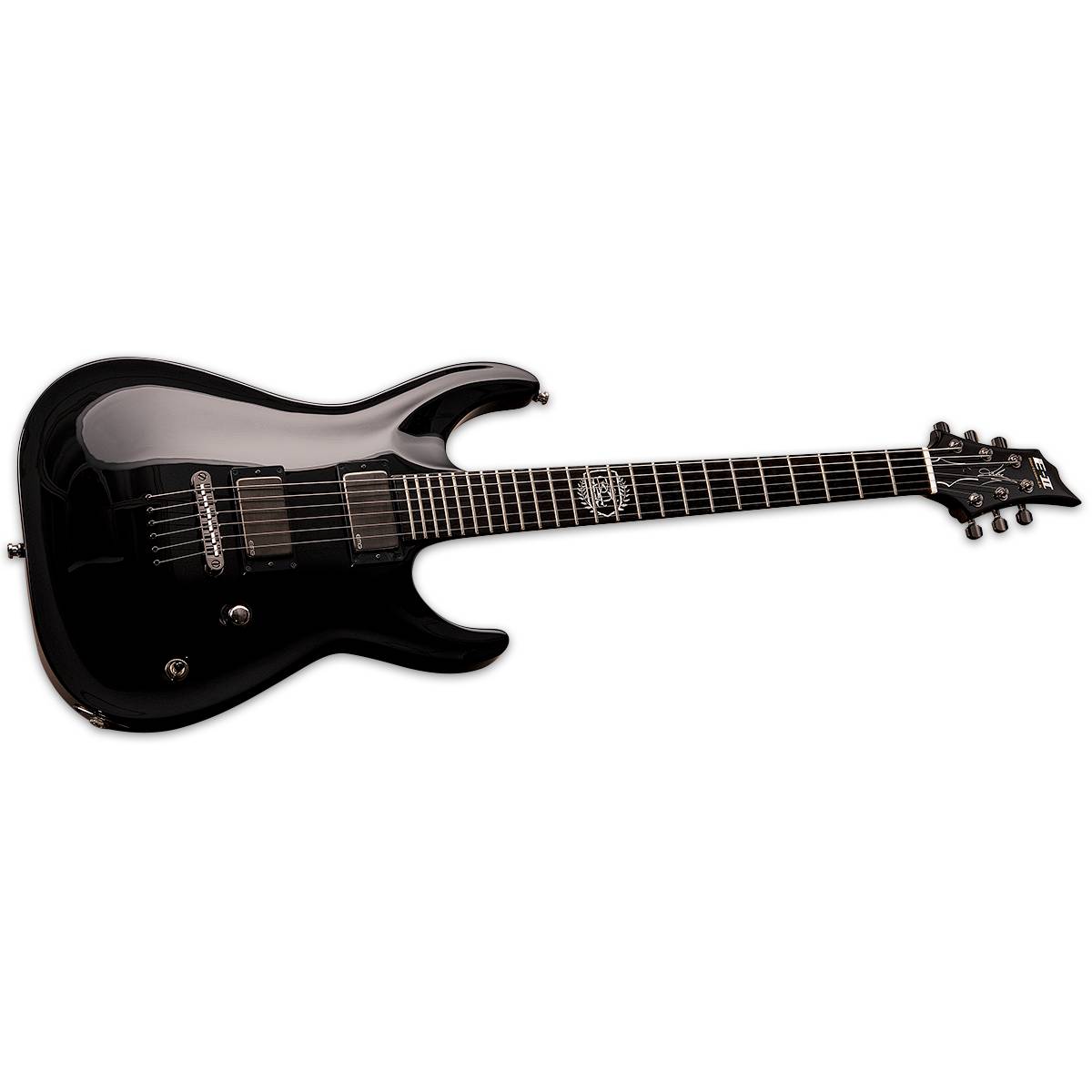 ESP E-II Luke Kilpatrick Signature Horizon Electric Gutiar Electric Guitar Black w/ EMGs