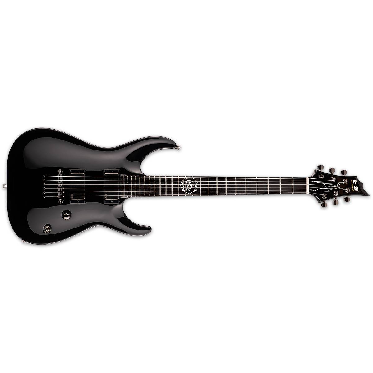 ESP E-II Luke Kilpatrick Signature Horizon Electric Gutiar Electric Guitar Black w/ EMGs