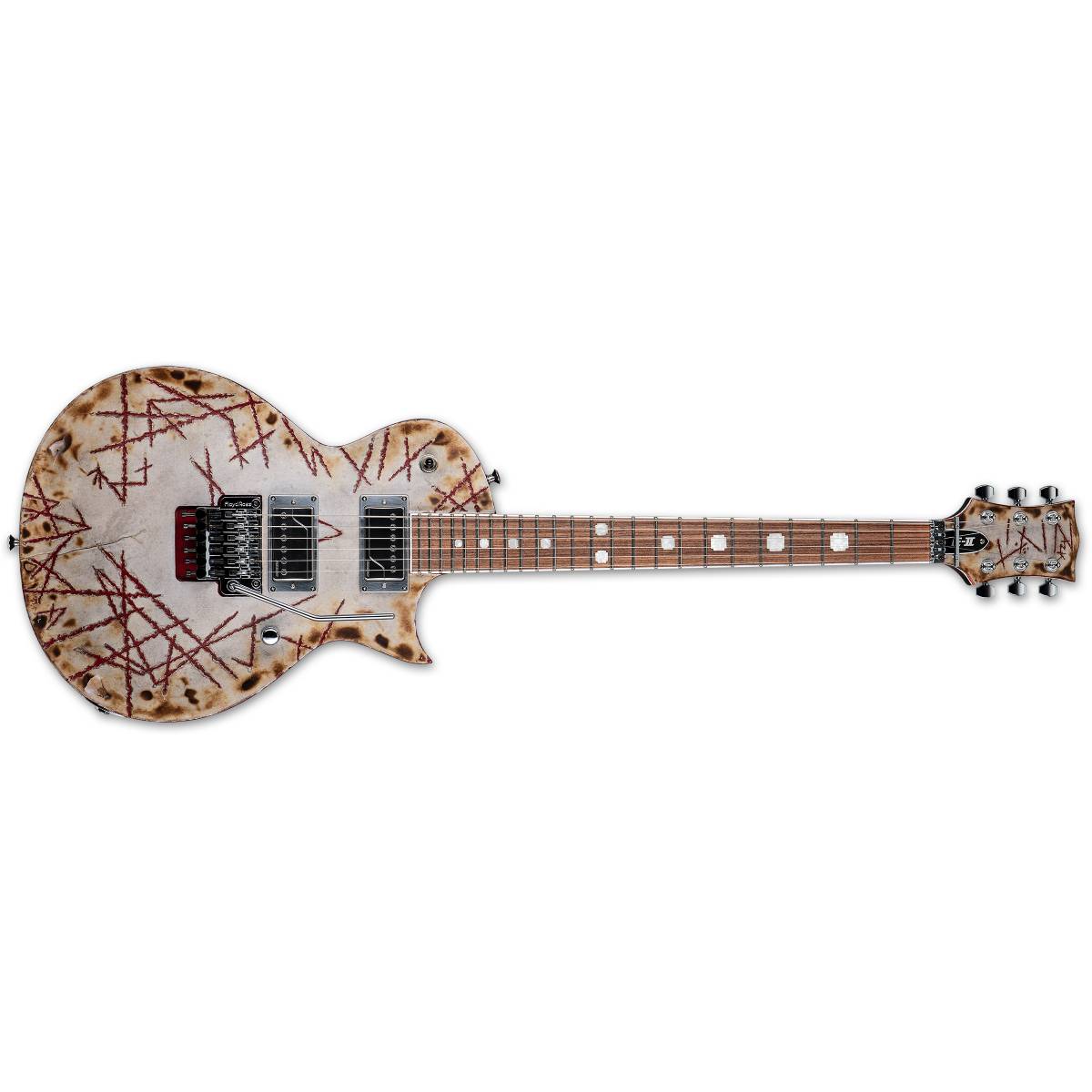 ESP E-II Richard ZK Signature Eclipse Electric Guitar Burnt w/ Fishmans &amp; Floyd Rose
