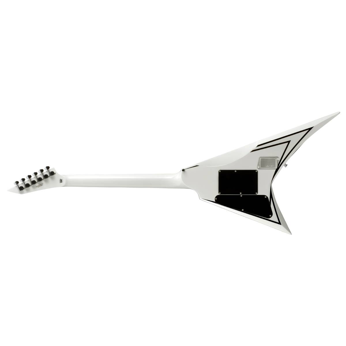 ESP E-II SV Electric Guitar Snow White & Black Stripes w/ EMGs