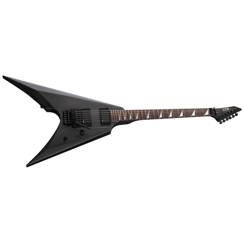 ESP LTD ARROW-400 Electric Guitar Charcoal Metallic w/ Floyd Rose & EMGs