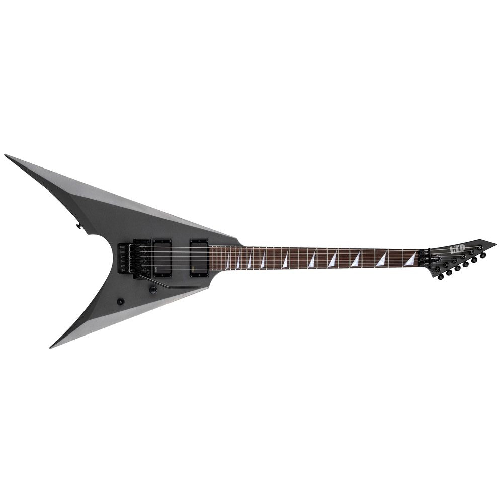 ESP LTD ARROW-400 Electric Guitar Charcoal Metallic w/ Floyd Rose &amp; EMGs
