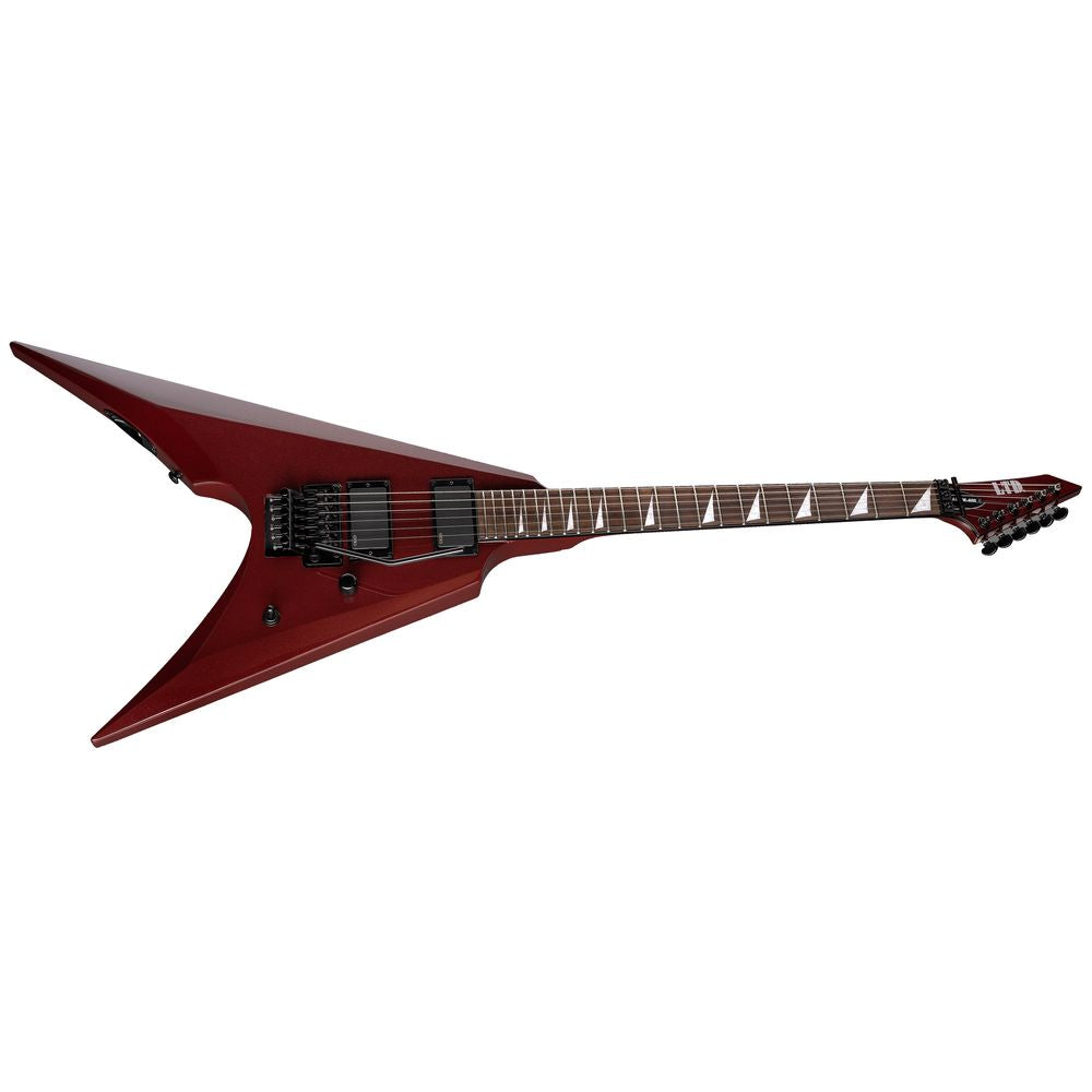 ESP LTD ARROW-400 Electric Guitar Scarlet Metallic w/ Floyd Rose & EMGs
