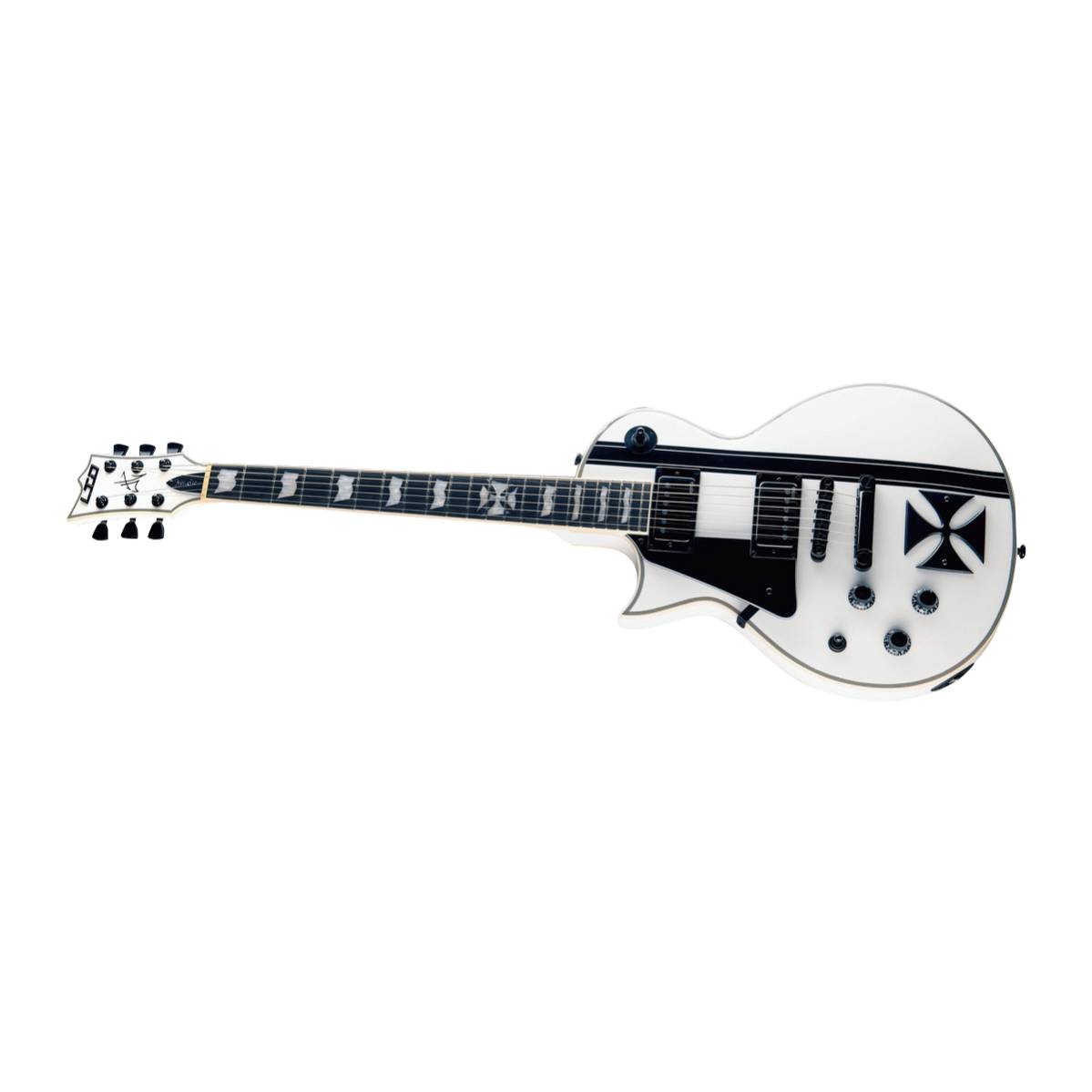ESP LTD Iron Cross LH James Hetfield Signature Electric Guitar Left Handed Snow White w/ EMGs